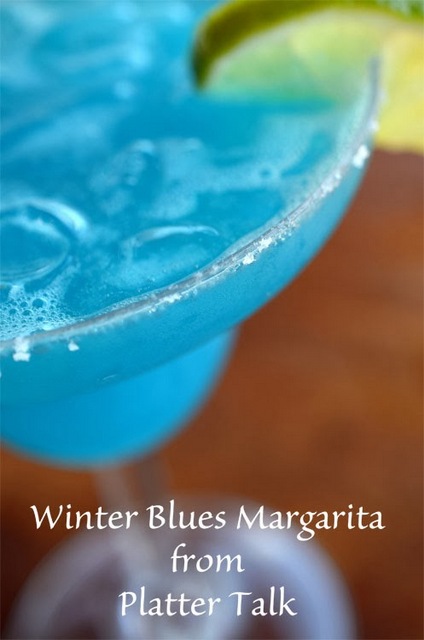 Winter Blues Margarita