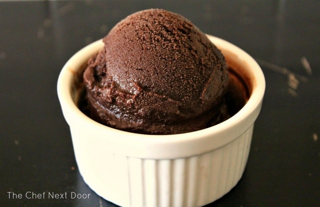 low fat chocolate sorbet