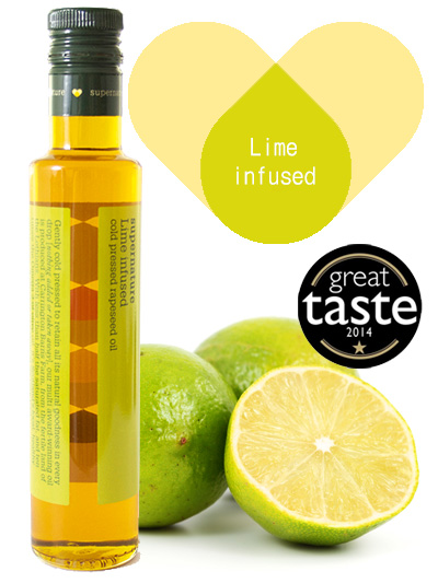 Lime-infused oil