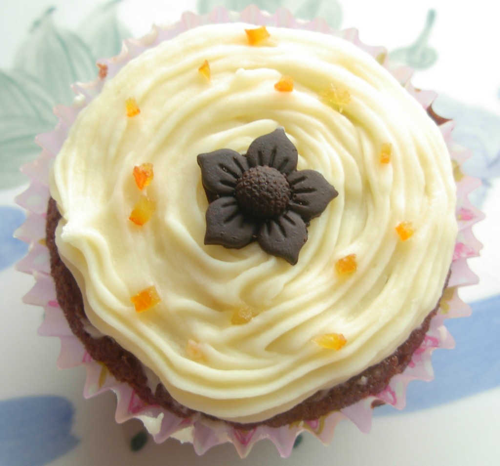 Chocolate and Orange Marmalade Cupcakes