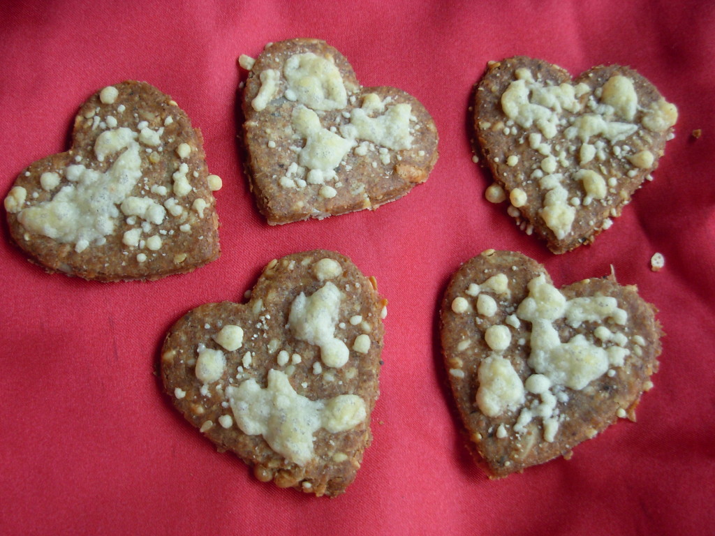 Baked Rye hearts Valentine recipe
