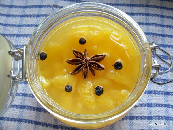 Boozy spiced orange syrup