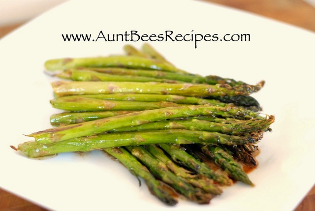 Balsamic Glazed Roasted Asparagus