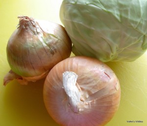 Cabbage and onions