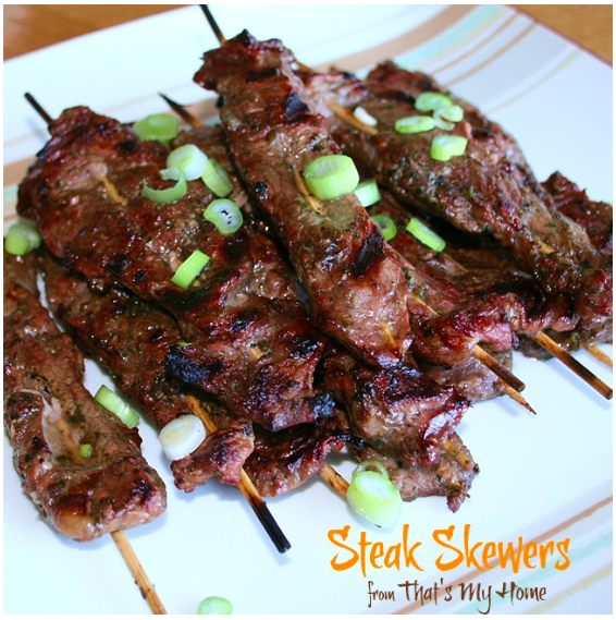 Sirloin Steak Skewers