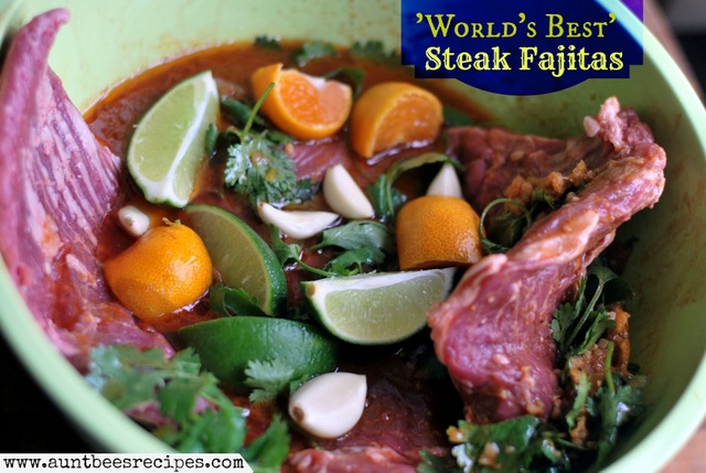 World's Best Steak Fajita marinade