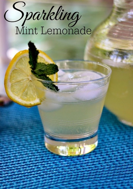 sparkling mint lemonade