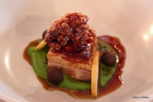 Confit pork belly