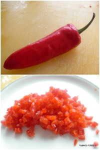 Chopped chilli