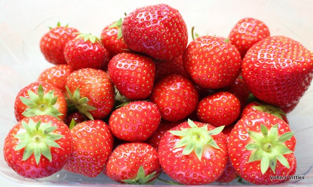 Strawberries from Fife Food Co-op