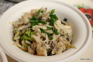 Mackerel and barley salad